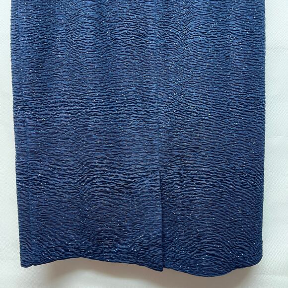 Eliza J Womens Midi Dress Petite 6 Metallic Party Cocktail Evening Wedding Guest - Picture 9 of 14